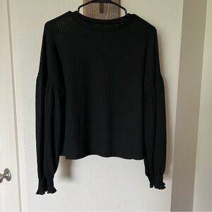 SHEIN • Ruffle Sleeve Top